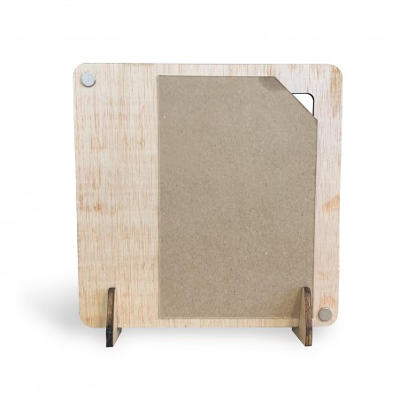 Trasera marco fotos madera personalizado vertical con iman Deco&Fun