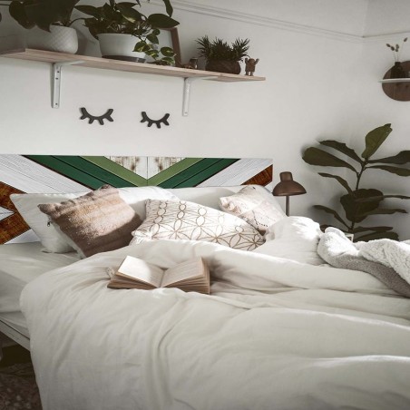 Cabecero cama madera étnico Deco&Fun
